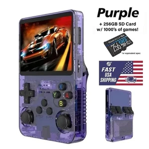 *NEUSTE* R36S Handheld-Spielkonsole ArkOS 3,5" HD IPS Bildschirm + 256GB ROMS + WLAN - Bild 1 von 3