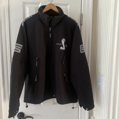 SHELBY AMERICAN GT500 РЕДКАЯ COBRA ЛОГОТИП МУЖСКАЯ КУРТКА РАЗМЕР XL - Изображение 1 из 4