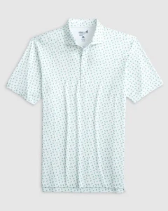 Polo Jersey Johnnie-O Performance - Blanco Tropic Talla L - Imagen 1 de 1