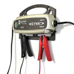 CTEK MXS 3.8/5.0 Battery Charger Wall Mount Bracket/Hanging Hook T3 BLACK - Picture 1 of 3
