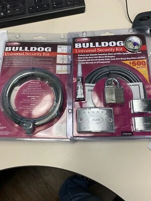 2 Belkin Bulldog Universal Security Lock Kit Heavy Duty Lock Computer Laptop NEW - Image 1 of 4