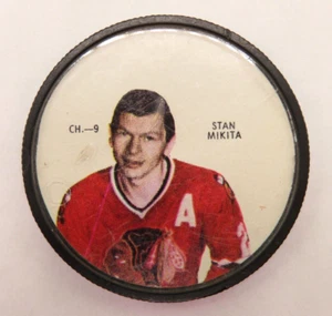 1968-69 Shirriff Hockey Coin #9, STAN MIKITA, Chicago Black Hawks, Mid-Grade - Picture 1 of 2