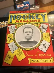 Hockey & Indoor Sport Magazine (1933-34 Season) Boston Garden 10c Magazine - Picture 1 of 6