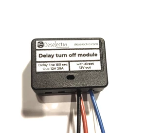 Car timer switch time relay 1-150s kit delay off box 20A direct 12V out control - Picture 1 of 9