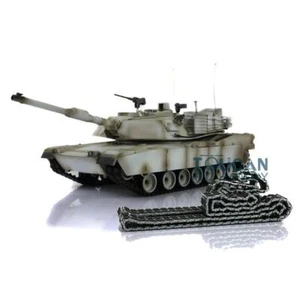 Henglong M1A2 Abrams RC Tank 1/16 7.0 3918 360 Turret Barrel Recoil Metal Track - Picture 1 of 3