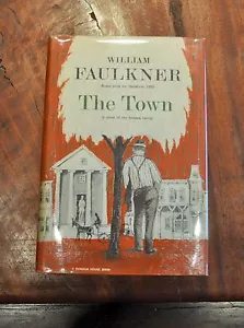 The Town, William Faulkner ~ 1st PRINTING - Imagen 1 de 9