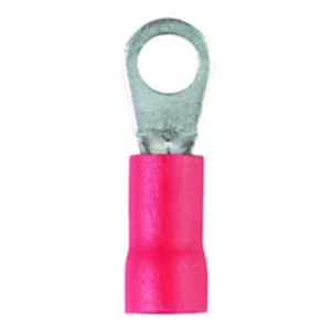 RADIOSHACK INSULATED CRIMP-ON RING TONGUES PACK OF 10 P/N: 640-3032 - Picture 1 of 2