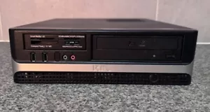 Windows 10 PC Flat Top Desktop Intel I3 4gb Ram 150gb HDD DVD VGA DVI Computer - Picture 1 of 9