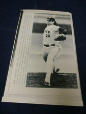 Wire Press Photo 1988 Yomiuri Giants Bill Cullickson vs Taiyo Whales Japan