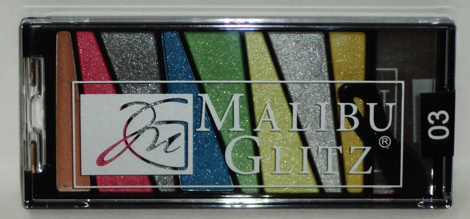 Paleta de sombras de ojos y rubor iluminador MALIBU GLITZ 8 tonos #03 Foto 1 de 1