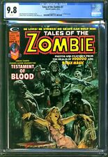 TALES OF THE ZOMBIE #7 - CGC 9.8 - WHITE - NM/MT - NEW STYLE MAGAZINE CASE