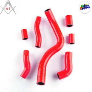 Red For KTM 950-990 Adventure S-Superduke Supermoto 2005-2012 Silicone Hose - Picture 1 of 3