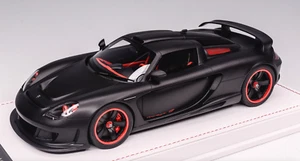 1/18 Ivy Models Porsche Gemballa Mirage GT in Matte Black on Leather base - Picture 1 of 7