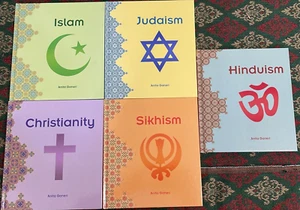 Religions Around the World Bundle of 5 Religious Education Books Age 6-8 New - Picture 1 of 2