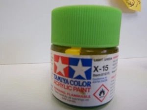 Tamiya - COLOR ACRYLIC PAINT MINI 23 ml - X-15 LIGHT GREEN - Picture 1 of 1