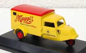 Schuco 1:43 Tempo Hanseat Dreirad Kastenwagen "MAGGI" - OVP + neu - Bild 1 von 5