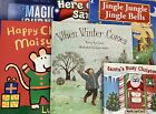 Lot of 6 Christmas Childrens Books Lift The Flap, Coloring Activity, Santa Doll