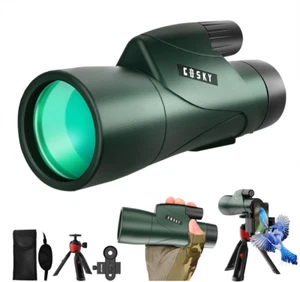 Telescopio monoculare 12X55 HD con prisma BAK4 e obiettivo FMC, leggero con Smartp - Foto 1 di 8