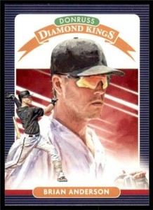 2020 Donruss Diamond Kings #6 Brian Anderson Miami Marlins 💥⚾💥