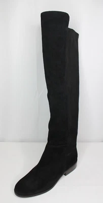 Lucky Brand Calypso Boots Women’s 9M Black Suede Over the Knee Tall Block Heel - Image 1 of 4