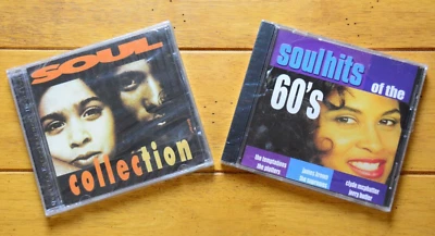 CD LOT SOUL COLLECTION + SOUL HITS OF THE 60's [NEW] CASE CRACK VARIOUS [205] Foto 1 de 4