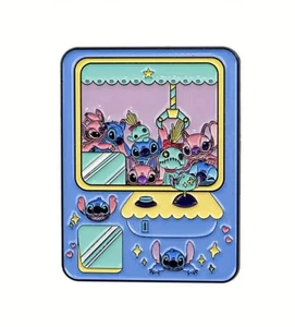 New Disney Lilo and Stitch Toy Claw Machine Enamel Pin - Picture 1 of 10