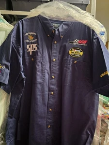 Andy Belmont Racing Nextel Cup Series Pit Crew Team Dress Shirt 2XL - Picture 1 of 3