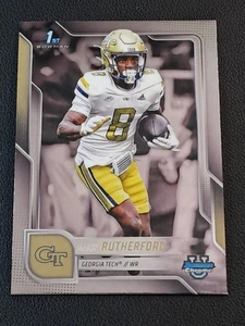 Malik Rutherford 1st Bowman 2025 Bowman Chrome University #23 RC Football Card - Picture 1 of 2