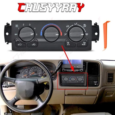 AC Heater Climate Control Module 599-218 For 2001-2002 GMC Sierra 1500 2500 HD - Image 1 of 4