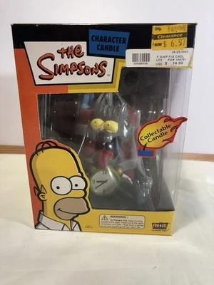 Vela de personaje con picazón y rasguño de Los Simpson 2003 FUN4ALL nueva caja abierta Foto 1 de 4