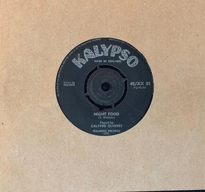 CALYPSO QUINTET & BEDASSE Walk And Talk / Night Food MENTO 1960 UK Kalypso XX01 - Picture 1 of 2