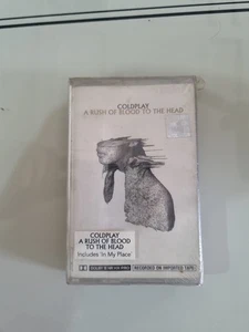 Coldplay A Rush Of Blood To The Head INDIA EDITION CASSETTE SEALED HYPE STICKER - Picture 1 of 3