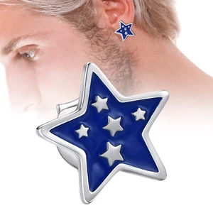 Aretes para mujer joyería patriótica aleación delicados día de la independencia - Imagen 1 de 6