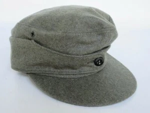 WH M44 Feldmütze Einknopf Wehrmacht Baschlikmütze 1944 Field Cap Wehrmacht Gr 59 - Picture 1 of 7