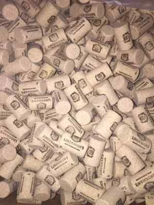 Still Wine Corks Cork Wedding Decorations Art Lindeman's Printed 24mm x 38mm - Picture 1 of 2