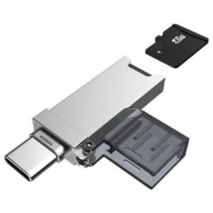 USB C Card Reader Micro SD/TF Type C Multi Memory Card Reader for MacBook Phone