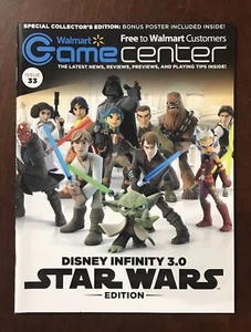 Walmart Gamecenter video game magazine 33 Star Wars Collectors Edition W/ POSTER - Picture 1 of 7