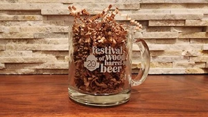 FOBAB FESTIVAL DER FASSGEALTERTEN BIERE 20 JAHRESTAG 10 OZ GLAS - BRANDNEU - Bild 1 von 8