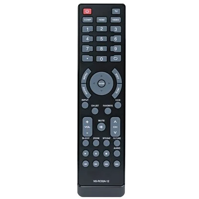 NS-RC02A-12 Replace Remote Control for Insignia TV NS-22E730A12 NS-24E730A12