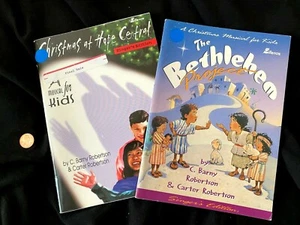 2 MUSICALS for Kids BETHLEHEM PROJECT Christmas at Hope Central 1990s Lillenas - Picture 1 of 7