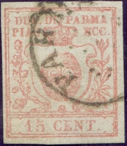 85/ 63 - Stemma cent. 15 (N. 9), ottima qualità. Usato - Imagen 1 de 1