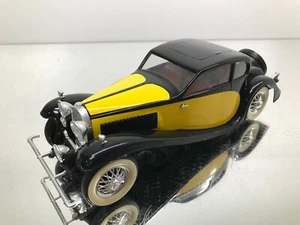 MIRA 2005 BUGATTI TYPE 50 1930 -YELLOW+BLACK 1:24- GOOD CONDITION - B11 - Picture 1 of 6