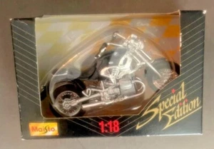 Maisto BMW Motorcycle 1 18 Special Edition Die Cast Metal Year 2000 - Picture 1 of 1