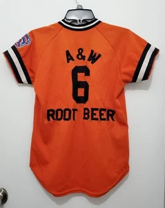 Vtg A&W Root Beer Promo Little League Baseball Jersey Wilson, Man Cave Decor - Picture 1 of 17