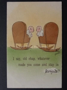 Cynicus: Comic PC Ramsgate & Baby Theme I SAY OLD CHAP WHATEVER MADE YOU.. c1909 - Picture 1 of 2