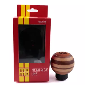 momo Targa Heritage Mahogany Wood Manual Gear Shift Knob Layered and Beechwood - Picture 1 of 8