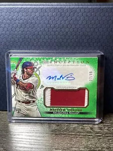 2022 Topps Inception #IAP-MV Matthew Vierling Autograph Patch Green #/99 - Picture 1 of 2