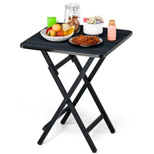 TV Tray Table, Folding TV Dinner Table Comfortable Folding Table, Portable Table - Picture 1 of 15