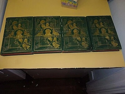 4 VOLUMES THE WORKS OF CHARLES DICKENS, II, IV, V, & VI. P. F. COLLIER NEW YORK  - Image 1 of 4