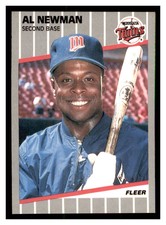 1989 Fleer #122 AL NEWMAN Minnesota Twins ~F5Q
